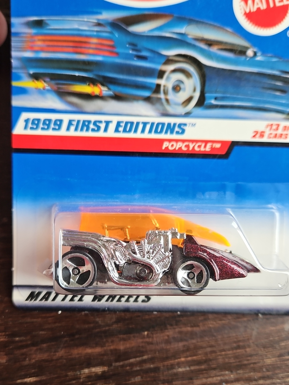 Popcycle 1999 Hot Wheels Vehicle - Maroon